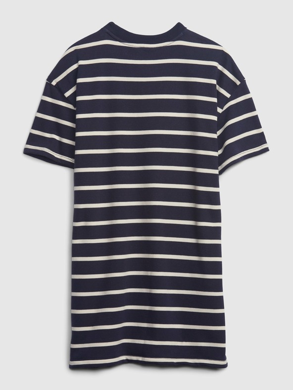 GAP Detské pruhované šaty GAP