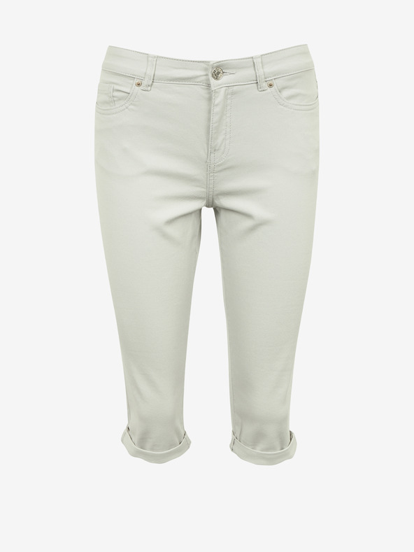 Orsay Svetlo sive ženske skrajšane kavbojke ORSAY