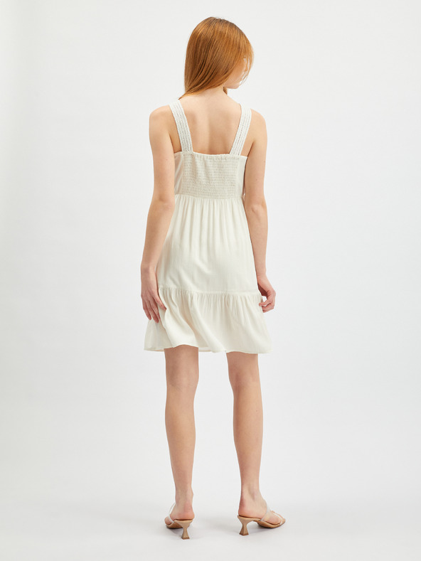 Orsay Krem ženska obleka ORSAY