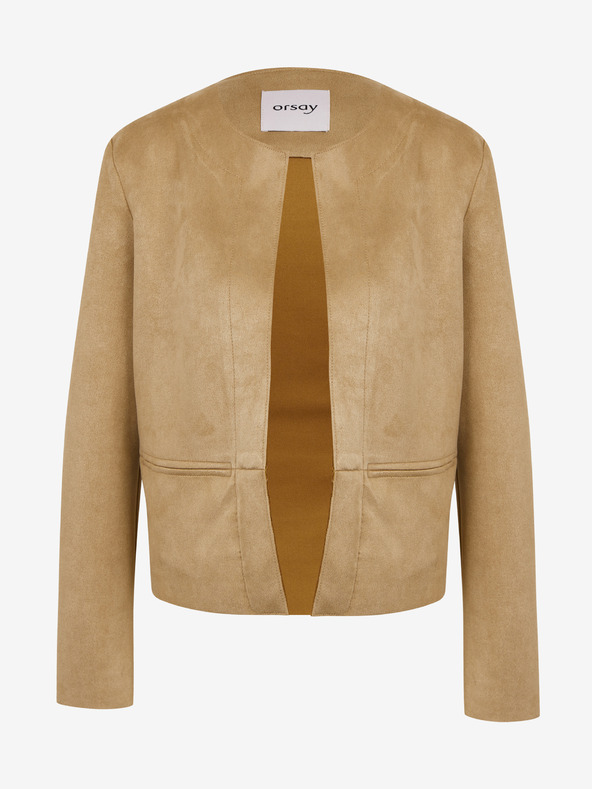 Orsay Svetlo rjav ženski suknjič iz semiša ORSAY