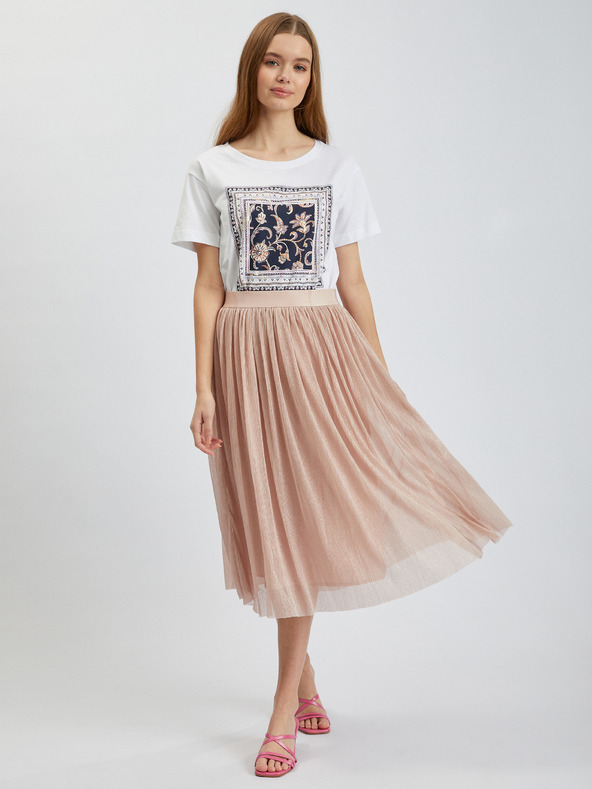 Orsay Svetlo rožnato žensko plisirano krilo ORSAY