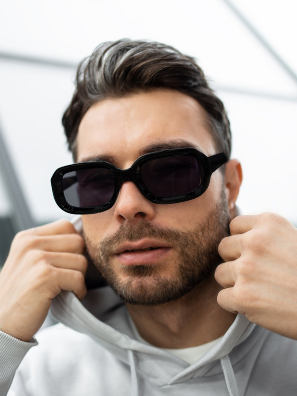 VEYREY VeyRey Sončna očala Square Helmi črna