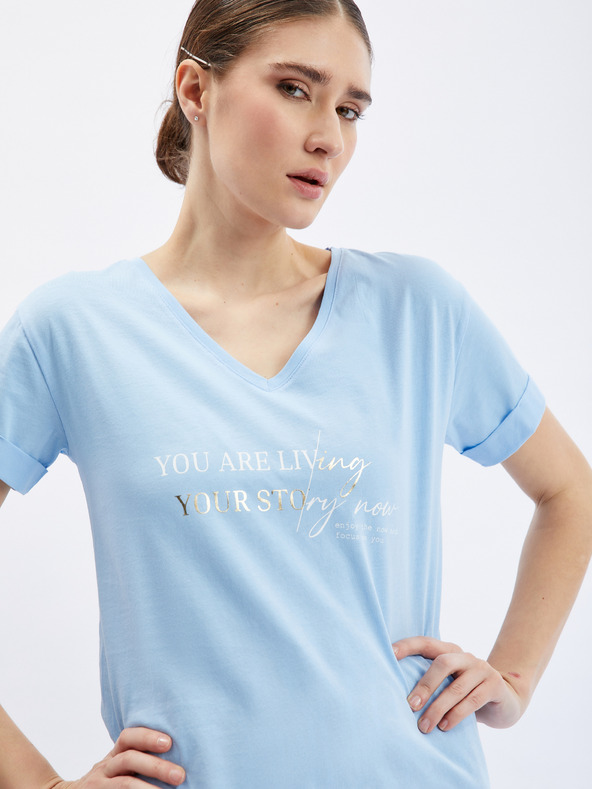 Orsay Svetlo modra ženska majica ORSAY