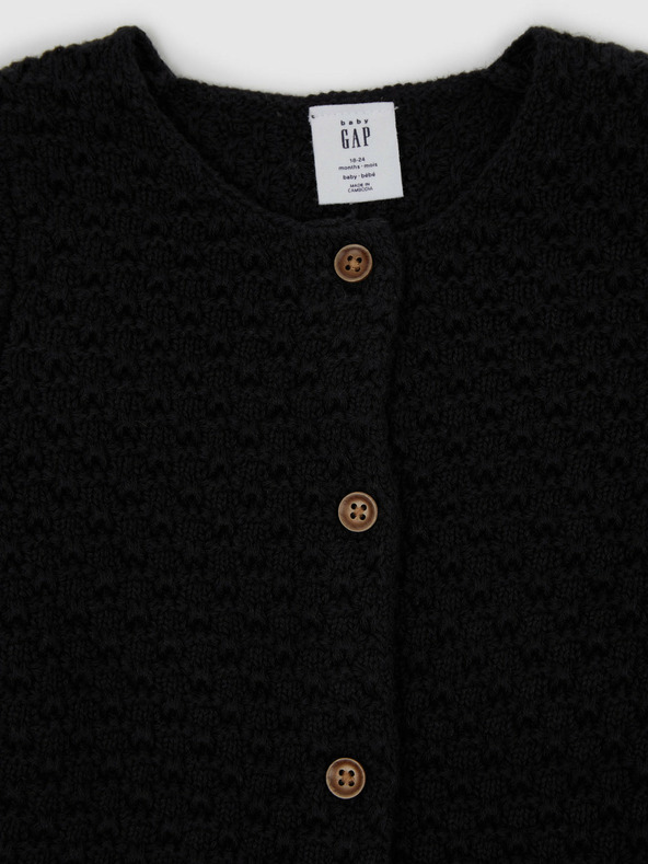 GAP Detský háčkovaný kardigán GAP