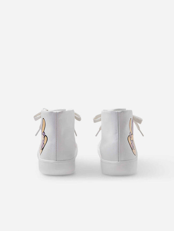 Reima Bele dekliške superge z gležnjem Reima Peace High Top