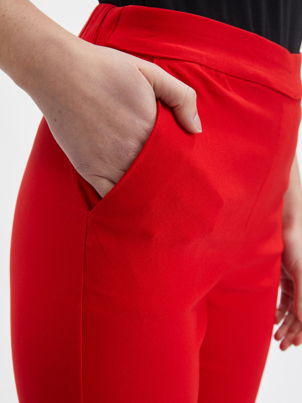 Orsay Rdeče ženske hlače ORSAY