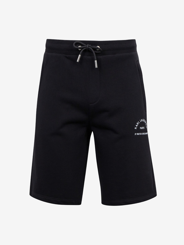 Karl Lagerfeld Črne moške trenirke KARL LAGERFELD