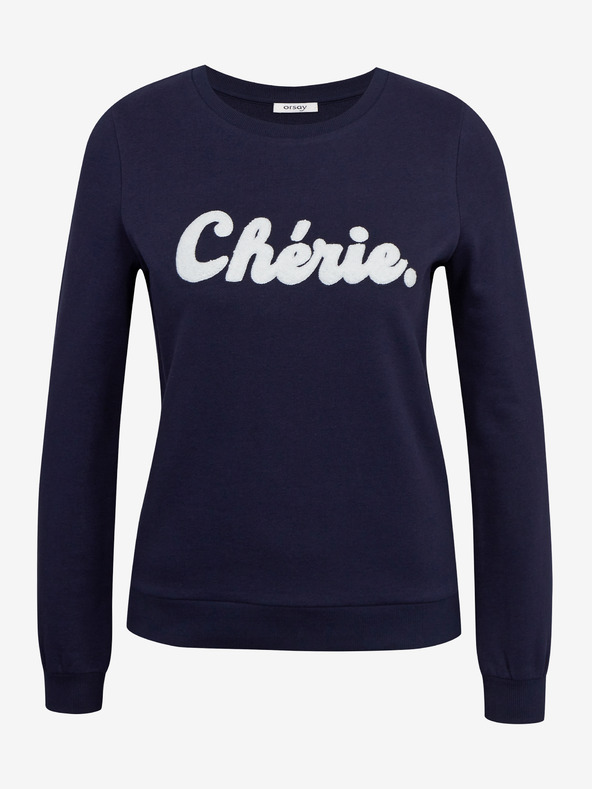 Orsay Temno modra ženska majica s kratkimi rokavi ORSAY