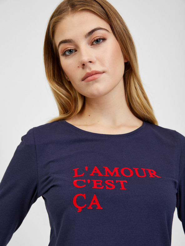 Orsay Temno modra ženska majica ORSAY