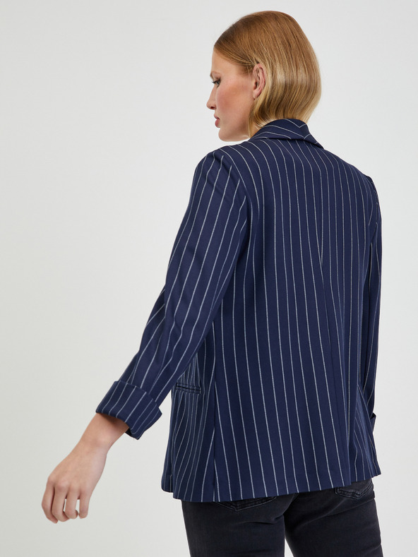 Orsay Temno moder ženski črtast suknjič ORSAY