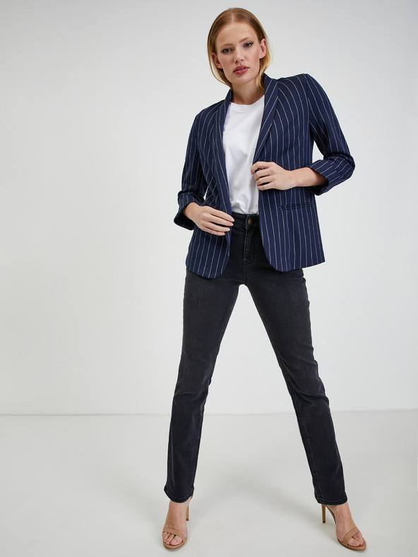 Orsay Temno moder ženski črtast suknjič ORSAY