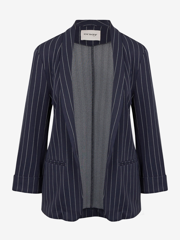 Orsay Temno moder ženski črtast suknjič ORSAY