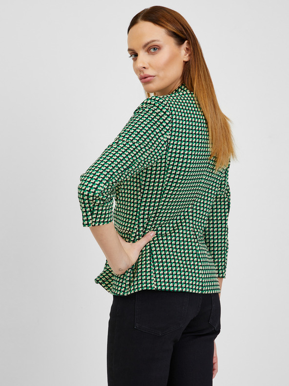 Orsay Belo-zelen ženski karirast suknjič ORSAY