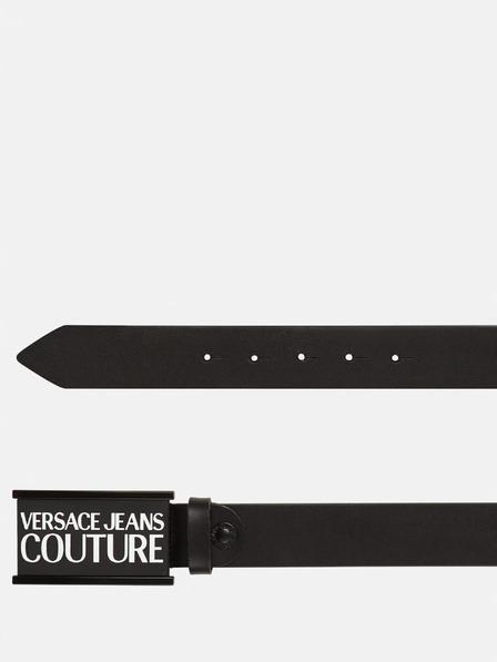Versace Jeans Couture Črn moški usnjen pas Versace Jeans Couture Cintura