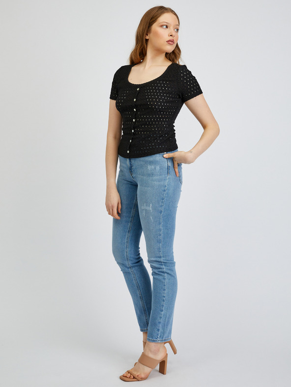 Orsay Črna ženska majica ORSAY