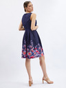Orsay Temno modra ženska cvetlična obleka ORSAY