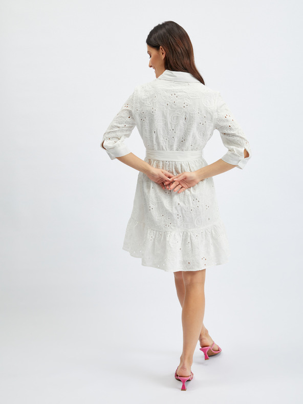 Orsay Bele ženske vzorčaste srajčne obleke ORSAY