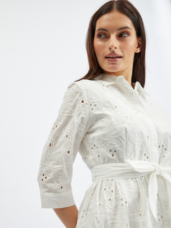 Orsay Bele ženske vzorčaste srajčne obleke ORSAY