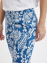 Orsay Belo-modre ženske vzorčaste hlače ORSAY