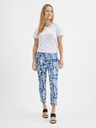 Orsay Belo-modre ženske vzorčaste hlače ORSAY