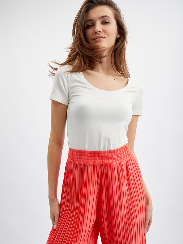 Orsay Rdeče ženske široke hlače ORSAY