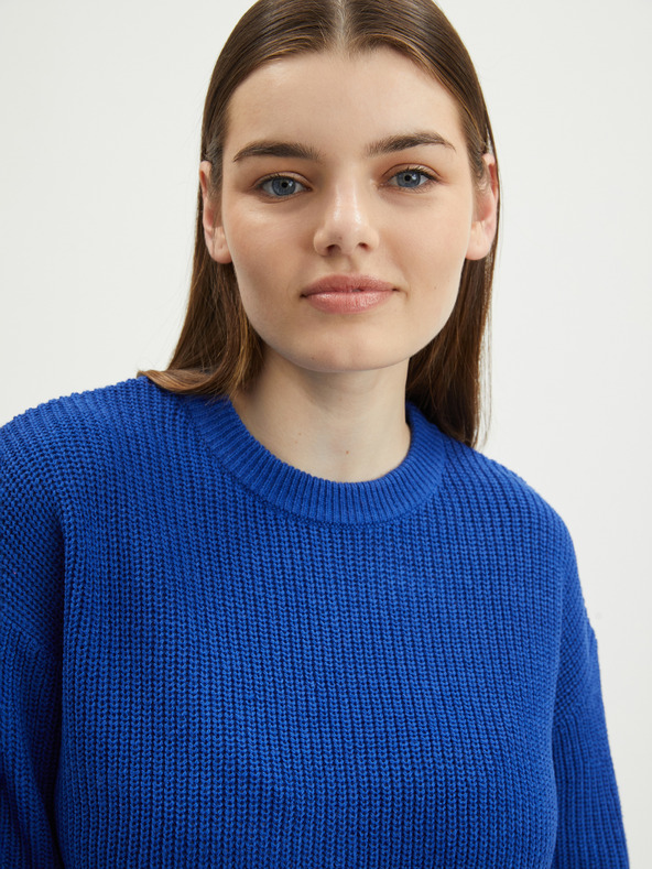 ONLY Temno modri ženski pulover ONLY Malavi