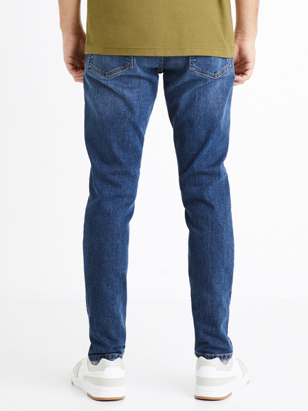 Celio Modre moške kavbojke ozkega kroja Celio C45 Doskinny