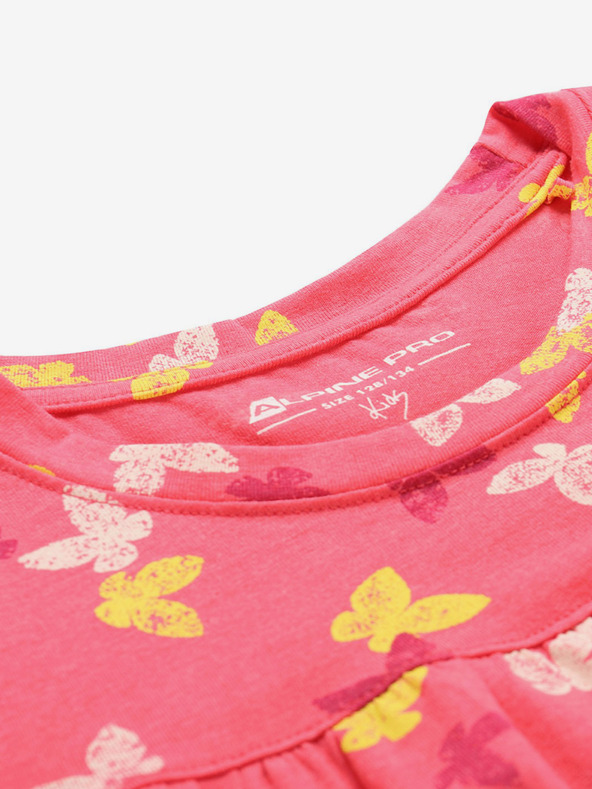 ALPINE PRO Otroška obleka ALPINE PRO DARESO roza