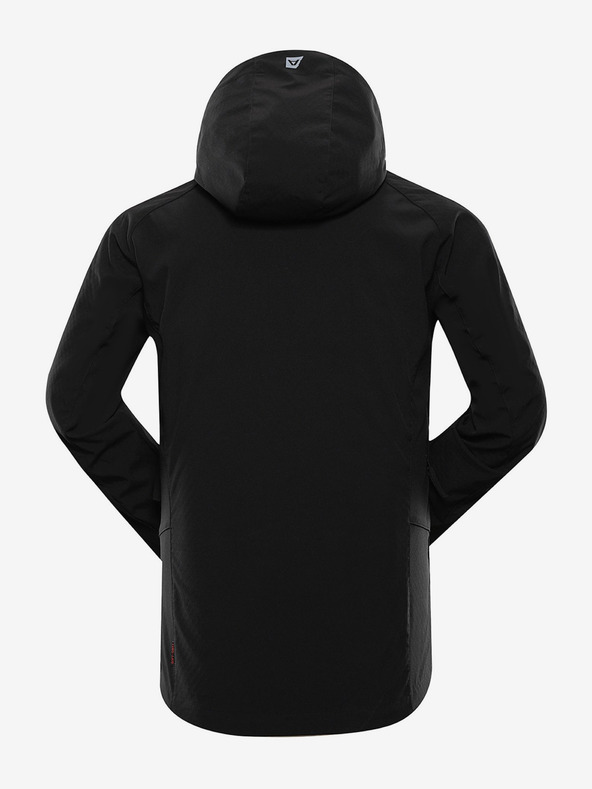 ALPINE PRO Moška softshell jakna z membrano ALPINE PRO LANC črna