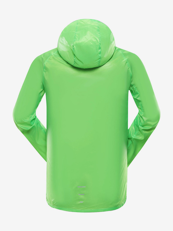 ALPINE PRO Moška ultralahka jakna z nepremočljivo prevleko ALPINE PRO BIK zelena