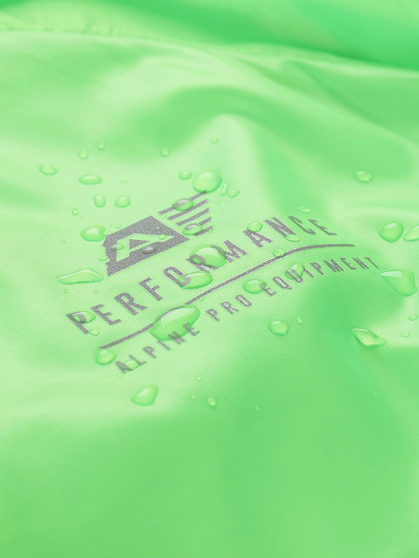 ALPINE PRO Moška ultralahka jakna z nepremočljivo prevleko ALPINE PRO BIK zelena