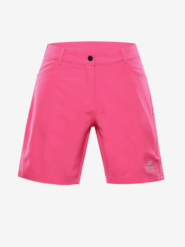 ALPINE PRO Ženske softshell kratke hlače s hitrim sušenjem ALPINE PRO COLA roza