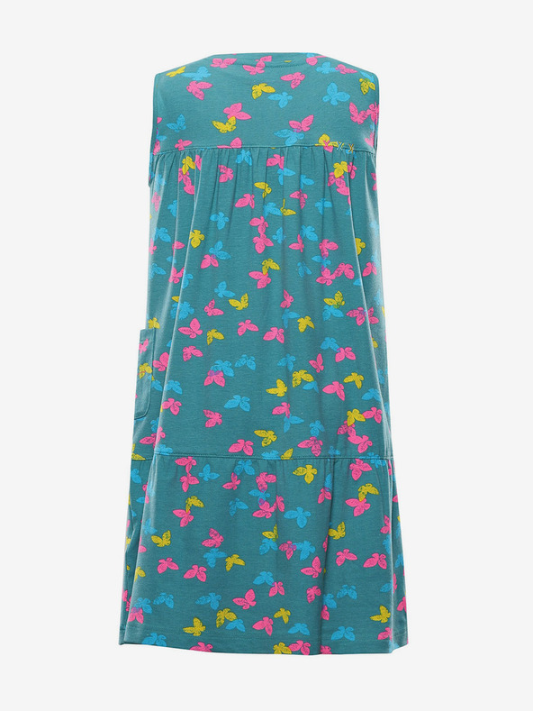 ALPINE PRO Otroška obleka ALPINE PRO DARESO zelena