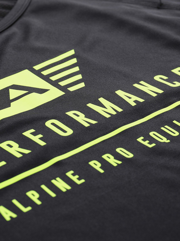 ALPINE PRO Moška funkcionalna majica s hladnim sušenjem ALPINE PRO PANTHER črna