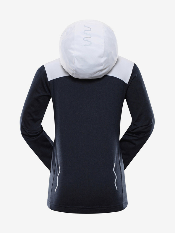 ALPINE PRO Otroška mikina za hitro sušenje ALPINE PRO FANCO modra