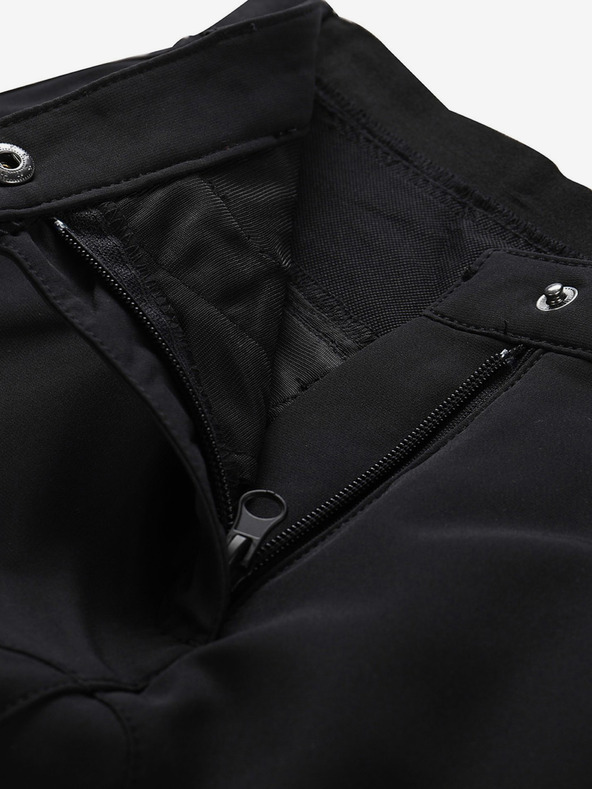 ALPINE PRO Ženski softshell kapri ALPINE PRO WEDERA črna