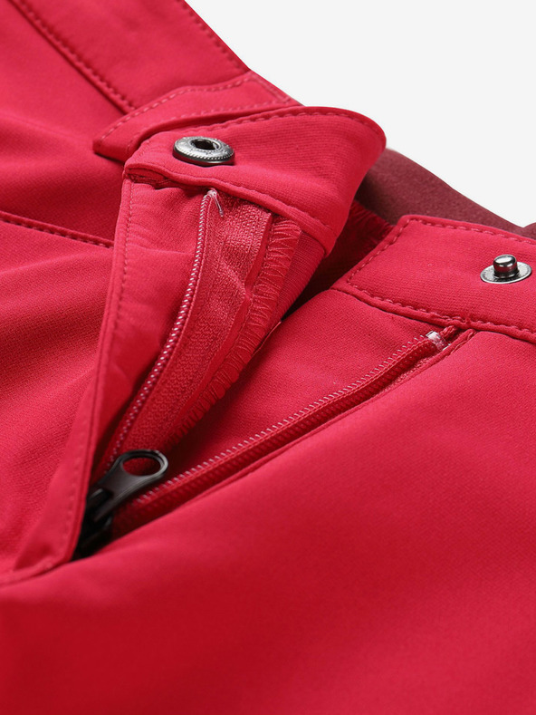 ALPINE PRO Ženske softshell kapri nogavice ALPINE PRO WEDERA roza