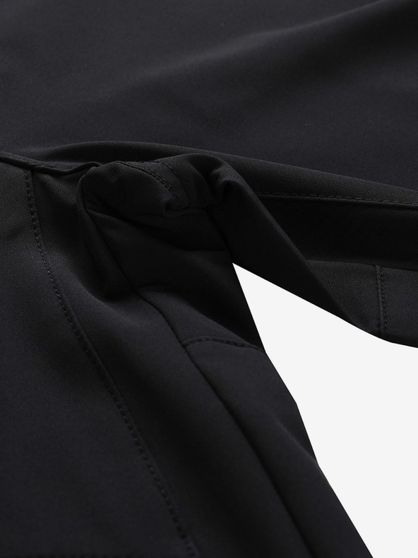 ALPINE PRO Moški softshell kapri ALPINE PRO WEDER črne barve