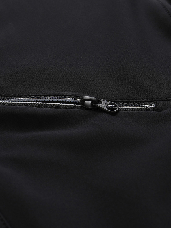 ALPINE PRO Moški softshell kapri ALPINE PRO WEDER črne barve