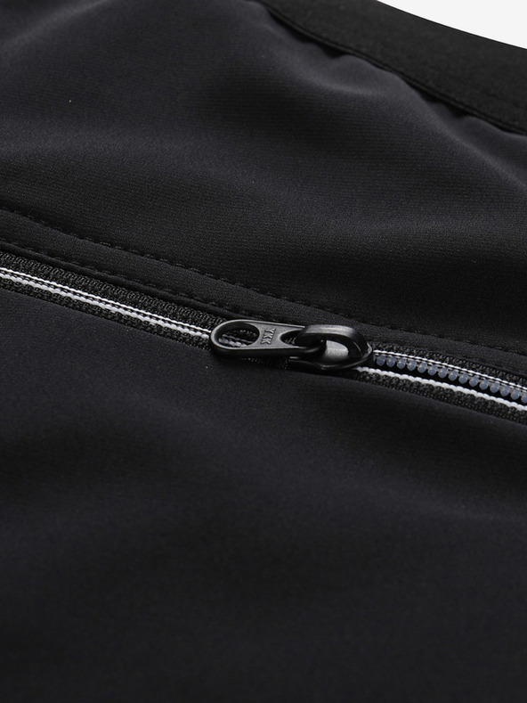 ALPINE PRO Moški softshell kapri ALPINE PRO WEDER črne barve