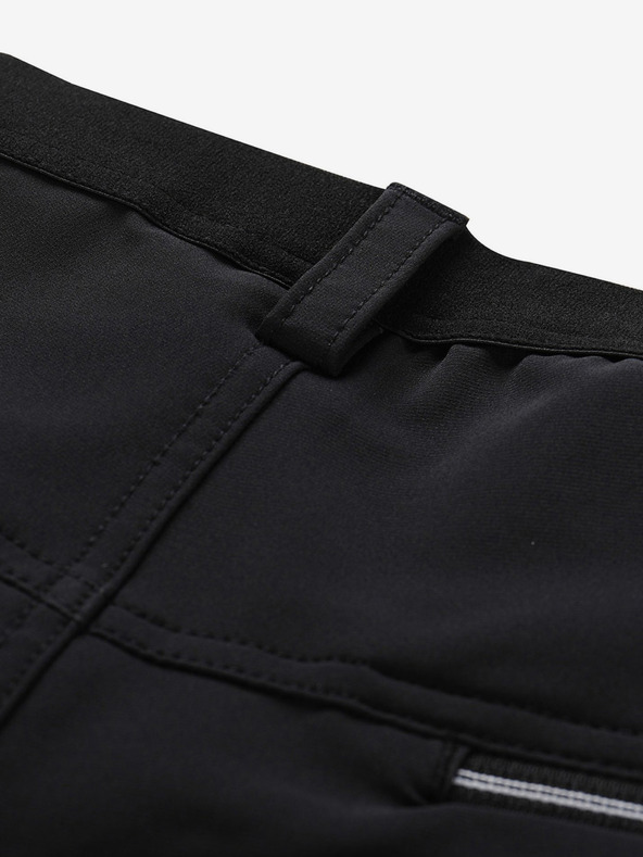 ALPINE PRO Moški softshell kapri ALPINE PRO WEDER črne barve