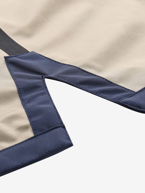 ALPINE PRO Moški nepremočljiv plašč z membrano ptx ALPINE PRO PERFET modra