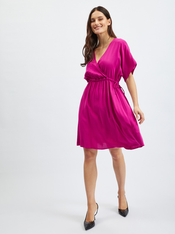 Orsay Temno rožnata ženska obleka ORSAY