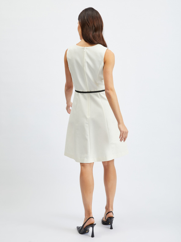 Orsay Bela ženska obleka ORSAY