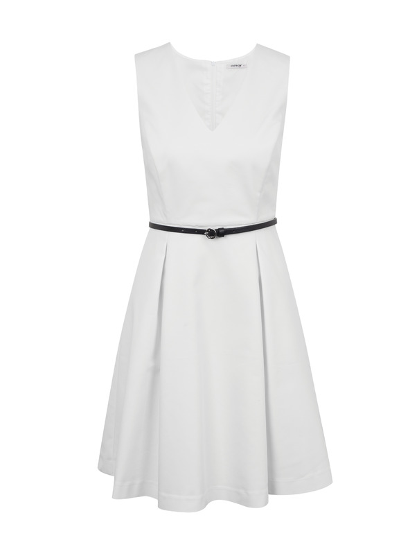 Orsay Bela ženska obleka ORSAY