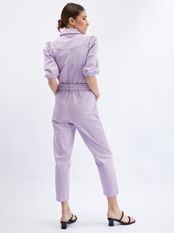 Orsay Vijoličast ženski denim kombinezon ORSAY