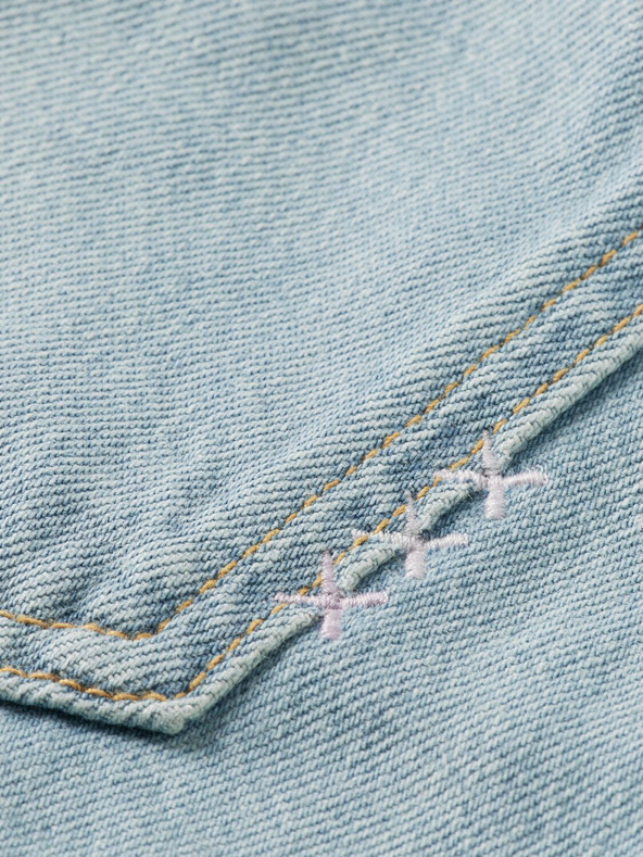 Scotch & Soda Svetlomodre ženske kavbojke s širokimi nogami Scotch & Soda