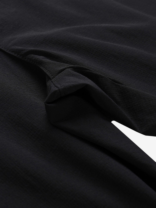 ALPINE PRO Moške nepremočljive hlače ALPINE PRO NESC črne barve