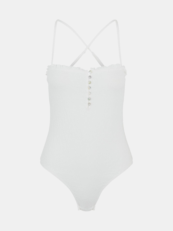 Pieces Bel ženski bodi Pieces Leaf