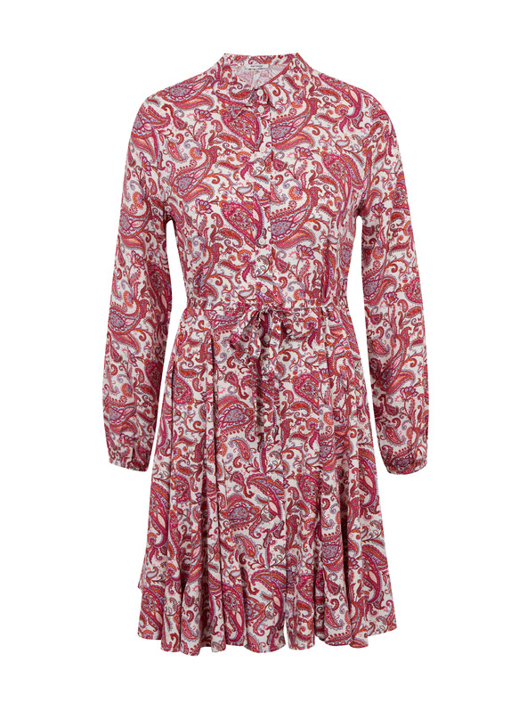 Orsay Rožnata vzorčasta obleka ORSAY